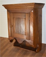 19thC Mixed Wood Hanging Cupboard