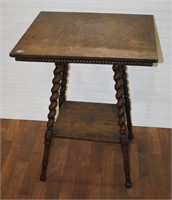 Square Table with Barley Twist Legs