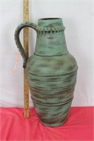 Large Pottery Vase / Signed