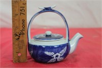 Blue Porcelain Teapot