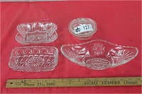 Vintage Crystal Candy Dishes