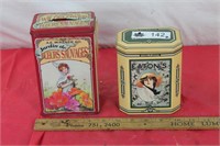 2 Collectable Tins