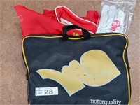 Race suit: MQ red, size 58, new but out of date