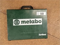 Metabo steel storage case, 440 x 335, x 70mm