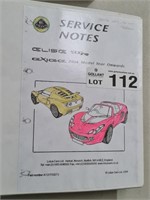 LOTUS Service notes for Elise / Exige 2004 onwards