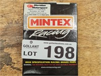 Set MINTEX racing pads: new