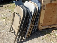 Lot of Metal Folding Chairs
