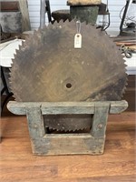 28" Saw Blade in Stand