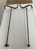 Pair of 39" Barn Support Rods