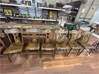 (6) Matching Wooden Dining Chairs