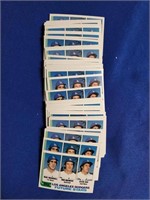 50-1982 MIKE MARSHALL/STEVE SAK ROOKIE CARDS, MINT