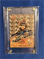 SHAQUILLE O'NEAL AUTOGRAPHED 1992 ROOKIE CARD