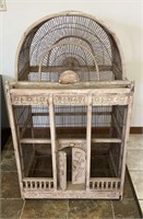 Awesome Antique Wooden Birdcage
