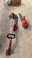 Toro weed wacker/ 2 blowers( no batteries )