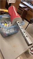 Golf ball shag bag/ golf balls