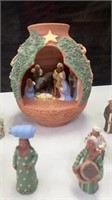 Vintage Nativity set from Egypt
