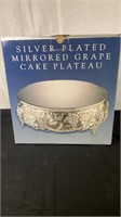 Silverplated cake plateau