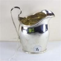 Sterling silver jug