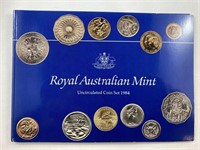 1984 Australian Mint Uncirculated CoIn Collection