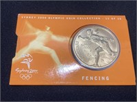 sydney Olympic $5 fencing coin 15 of 28