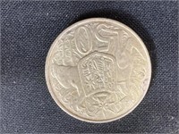 Australian round 1966 50 cent coin