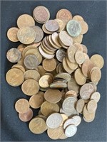 500 grams of various 1c & 2c australian coins