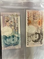 1990 10 pound & 1993 5 pound Notes