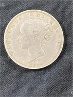 1844 Queen Victoria Brittish Silver Young Head