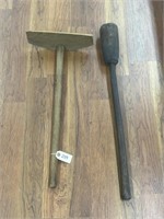Wooden Scraper & Additional Wooden Tool