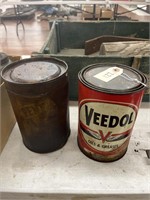 Veedol & Pennzoil Cans