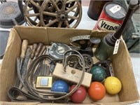 Vintage Chisels, Pliers, Oil Jar, Zippo & More