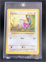 1999 Shadowless Rattata 61/102 Pokemon Card