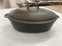 Wagner Ware 1285 Cast Iron Oval Roaster