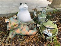Outdoor Frog Garden Decor