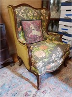 Wingback Chair Floral