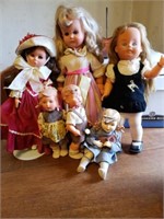 6 +/- Antique Porcelain Dolls