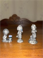 Hallmark "Little Gallery" Fine Pewter Figurines