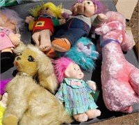 50+/- Troll Dolls & Misc. Stuffies/Dolls