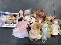 9+/- Assorted Dolls