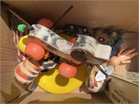 Mini Radio Flyer Wagon, Doll Toys, 2 Dolls & Horse