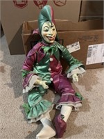 Clown Art Doll & Jolly Rene Porcelain