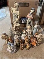 19+/- Porcelain Figurines