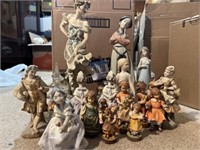 19+/- Porcelain Figurines