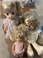 3+/- Precious Moments Dolls