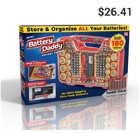 Ontel Battery Daddy 180 Battery Organizer and Sto