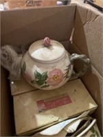 10+/-   Franciscan Desert Rose Tea Pot,