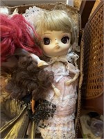 25+/- Vintage Dolls & Misc. Doll Items