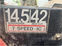 Ranch King 7 speed 141/2 horsepower 42" Cut Deck