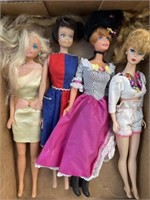 4 +\- Barbie Dolls