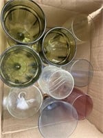 15+\- Pieces Milk Glass, Fenton Hobnail Bowl &